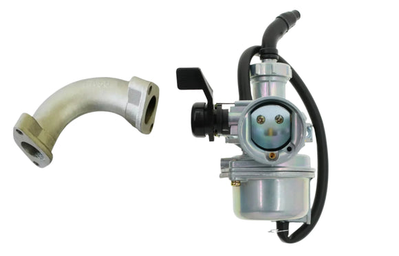 PZ 22mm Lever Choke Carby+intake manifold 110cc 125cc PIT PRO Dirt Bike