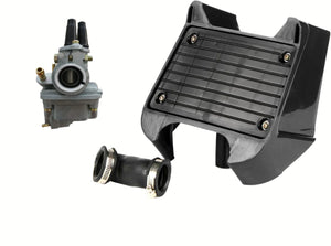 20MM CARBURETOR CARBY + BLACK AIR BOX YAMAHA PEEWEE 80 PW80 PY80 PIT DIRT BIKE