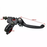 BLACK Bifold Foldable Clutch + Brake Lever Handle 125cc 140cc PIT PRO DIRT BIKE