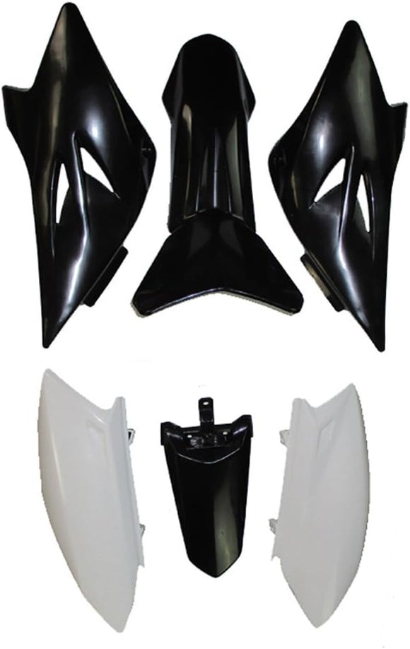 6pcs Black Fender Fairing Plastic Kit For Yamaha TTR50 50cc Dirt Pit Bike