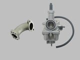 26mm PZ26 Carburetor + Intake Manifold Kit for 125cc 140cc PIT PRO ATV Dirt Quad Buggy Bike