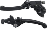 BLACK Bifold Foldable Clutch + Brake Lever Handle 125cc 140cc PIT PRO DIRT BIKE