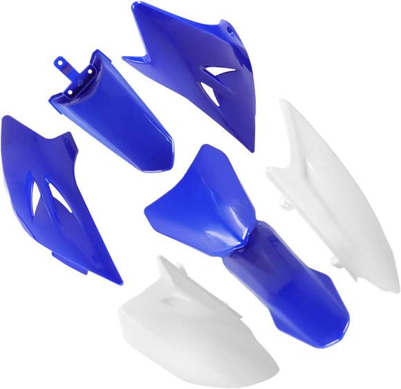 6pcs Blue Fender Fairing Plastic Kit For Yamaha TTR 50 TTR50 50cc Dirt PIT Bike