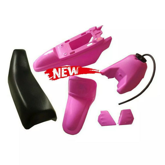 NEW PINK Plastics Kit Set + Fuel Tank & Seat For Yamaha PW50 PeeWee 50 PY50 Kids Dirt Bike