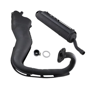 Exhaust Muffler Pipe Black for Yamaha PW80 Peewee 80 1983–2006 Dirt Bike Replacement