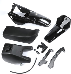Black Plastic Fairing Kit Seat Fuel Tank for Yamaha PW80 Peewee 80 PY80 Dirt Bike