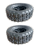 2x 13x5.00-6 Tyre Tire & Inner Tube Set Straight Valve ATV Go Kart Buggy