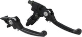 BLACK Bifold Foldable Clutch + Brake Lever Handle 125cc 140cc PIT PRO DIRT BIKE