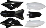 6pcs Black Fender Fairing Plastic Kit For Yamaha TTR50 50cc Dirt Pit Bike