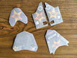TTR50 Rockstar Blue Sticker Kit Graphics Decals For Yamaha TTR 50cc Dirt Pit Bik