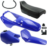 BLUE Plastics Fender Fairing Seat Fuel Tank Yamaha PEEWEE 80 PW80 PY80 DIRT BIKE