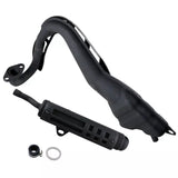 Exhaust Muffler Pipe Black for Yamaha PW80 Peewee 80 1983–2006 Dirt Bike Replacement
