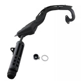 Exhaust Muffler Pipe Black for Yamaha PW80 Peewee 80 1983–2006 Dirt Bike Replacement
