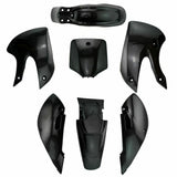 Black Plastics Fender Kit Seat Fuel Tank Fits Kawasaki KLX110 DRZ110 2002-2009 Dirt