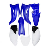 Blue Plastics Fender Kit Seat Fuel Tank Fits Yamaha TTR110 TTR110E 2008-2026 Dirt
