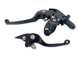 Black CNC Clutch Brake Lever Set Heavy Duty 125cc 140cc 150cc Pit Dirt Bike