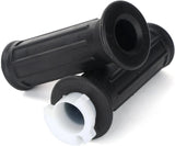 ALLOY BLACK HANDLEBAR + HAND GRIPS SET FOR YAMAHA PW50 PY50 PEEWEE 50 DIRT BIKE
