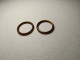 2X 32mm Copper Exhaust Pipe Gasket 110cc 125cc PIT PRO Quad Dirt Bike ATV Buggy