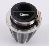 42mm Steel Pod Air Filter Cleaner 150 160cc PIT Quad Dirt Bike ATV Buggy