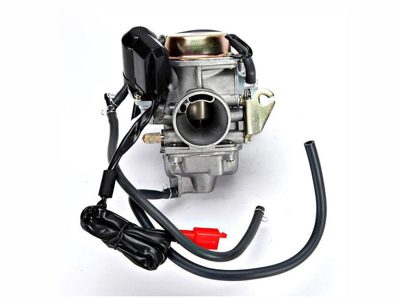 Electric Choke Auto 24mm Carb Carby Carburetor GY6 125 150cc Quad Bike ATV Buggy