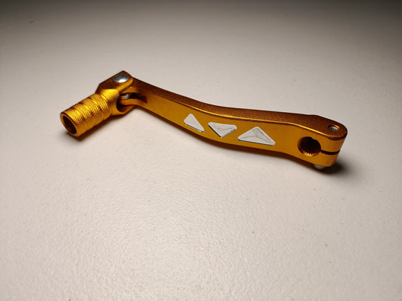 GOLD 11mm CNC Heavy Duty Gear Lever Shifter Handle 110cc 125cc PIT PRO QUAD DIRT BIKE