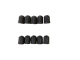 10 x Black Wheel Tyre Tire Valve Stems Cover Screw Air Caps Car Truck MotorBike