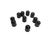 10 x Black Wheel Tyre Tire Valve Stems Cover Screw Air Caps Car Truck MotorBike