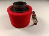 RED 37mm 38mm Foam Pod Air Filter Cleaner 125cc PIT PRO Quad Dirt Bike ATV Buggy