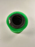 GREEN 37mm 38mm Bent Angled Foam Air Filter Pod PIT Quad Dirt Bike ATV Buggy