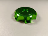 GREEN Alloy Gas Fuel Petrol Tank Cap + Breather 110cc 125cc PIT Trail Dirt Bike