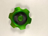 GREEN Alloy Gas Fuel Petrol Tank Cap + Breather 110cc 125cc PIT Trail Dirt Bike