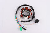 8 Pole Magneto Stator+ Flywheel GY6 125cc 150cc Quad Dirt Scooter Bike ATV Buggy