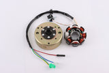 8 Pole Magneto Stator+ Flywheel GY6 125cc 150cc Quad Dirt Scooter Bike ATV Buggy