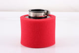 RED  42mm Foam Air Filter Pod Cleaner 150cc 160 PIT Quad Dirt Bike ATV Buggy