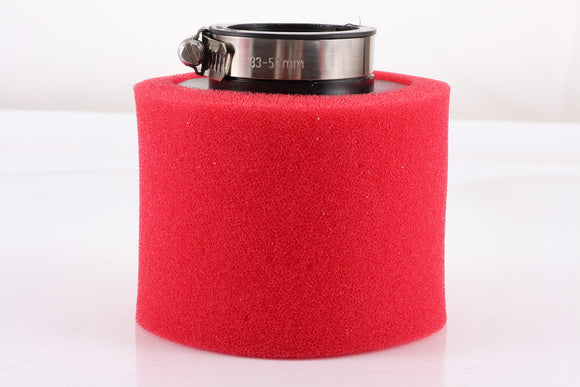 RED  42mm Foam Air Filter Pod Cleaner 150cc 160 PIT Quad Dirt Bike ATV Buggy