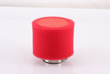 RED  42mm Foam Air Filter Pod Cleaner 150cc 160 PIT Quad Dirt Bike ATV Buggy