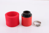 RED  42mm Foam Air Filter Pod Cleaner 150cc 160 PIT Quad Dirt Bike ATV Buggy