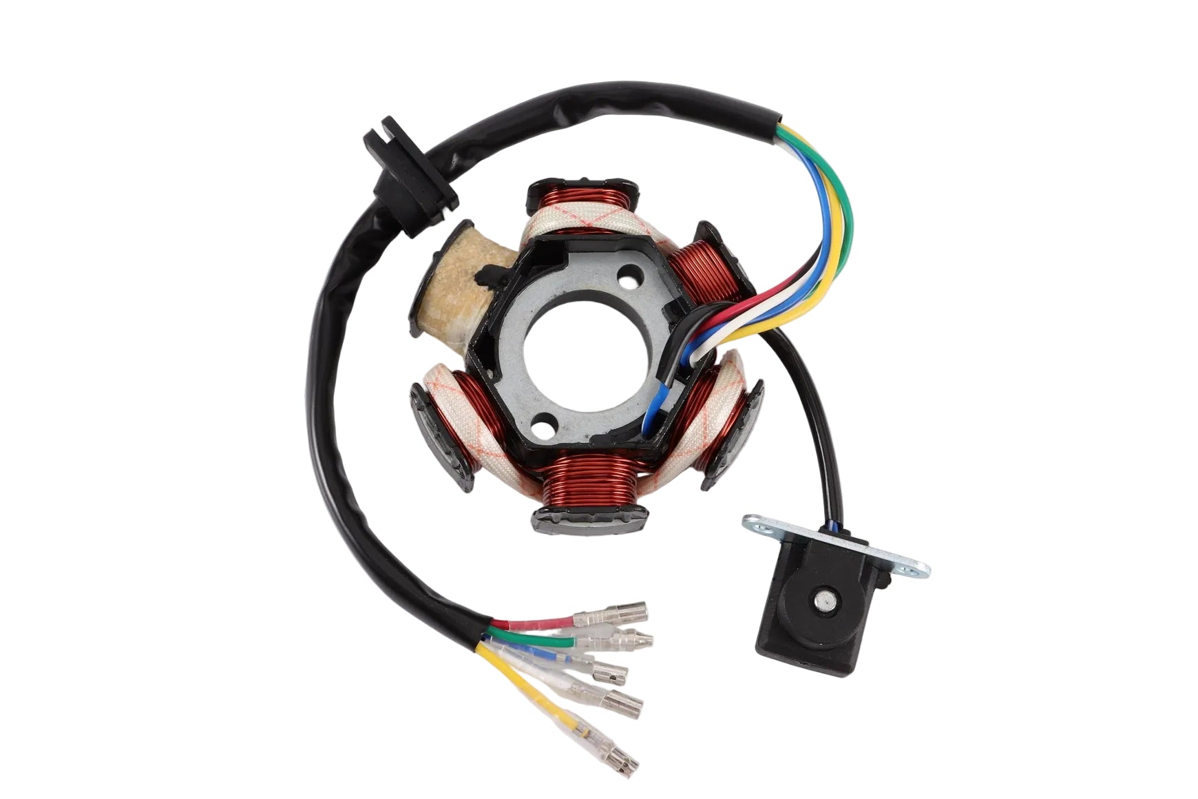 Kit Magneto Stator Plate Parts, Magneto Stator Flywheel Rotor Kit Copper Aluminium For 90 CC 110 CC 125 CC 140 CC Kick Start Motor PIT PRO PIT Bike Bike Engine