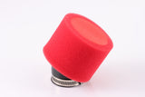 RED 42mm Bent Angled Foam Air Filter Pod 150cc PIT Quad Dirt Bike ATV Buggy