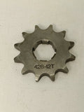 12 Teeth 20mm 428 Chain Front Sprocket Cog PIT TRAIL QUAD DIRT BIKE ATV BUGGY