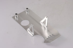 Silver Engine Alloy Bash Plate Guard 70cc 110cc 125cc 140cc 150cc PIT PRO TRAIL DIRT BIKE