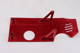 Red  Engine Alloy Bash Plate Guard 70cc 110cc 125cc 140cc 150cc PIT PRO TRAIL DIRT BIKE