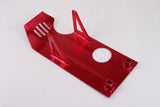 Red  Engine Alloy Bash Plate Guard 70cc 110cc 125cc 140cc 150cc PIT PRO TRAIL DIRT BIKE