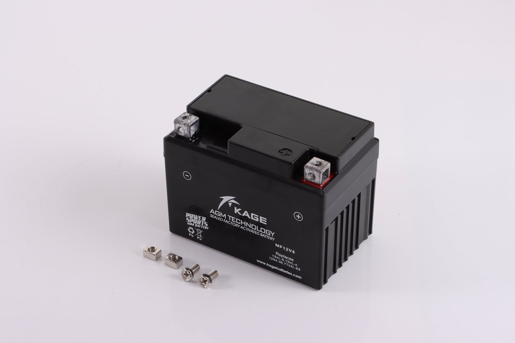 Batteria YT4L-BS 12V 4AH Per Moto Da Cross, Quad, ATV, Buggy 50cc 70cc 110cc - ZEEB